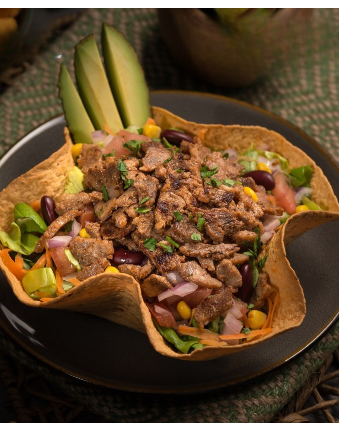 Taco salad bowl — Megas Yeeros